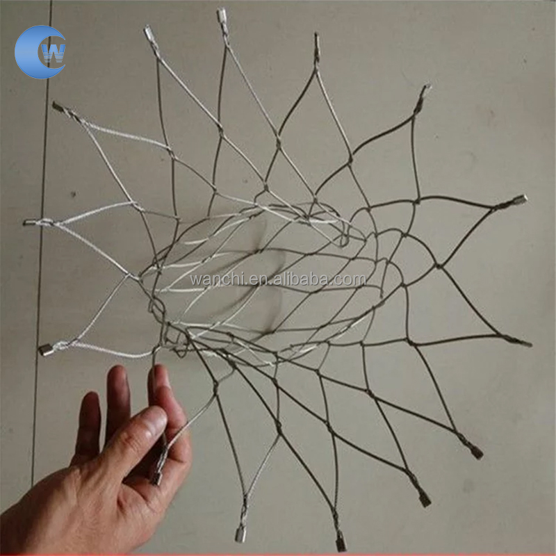 Stainless Steel Wire Rope Mesh Anti-Theft Rope Net Wire Mesh Security Bag